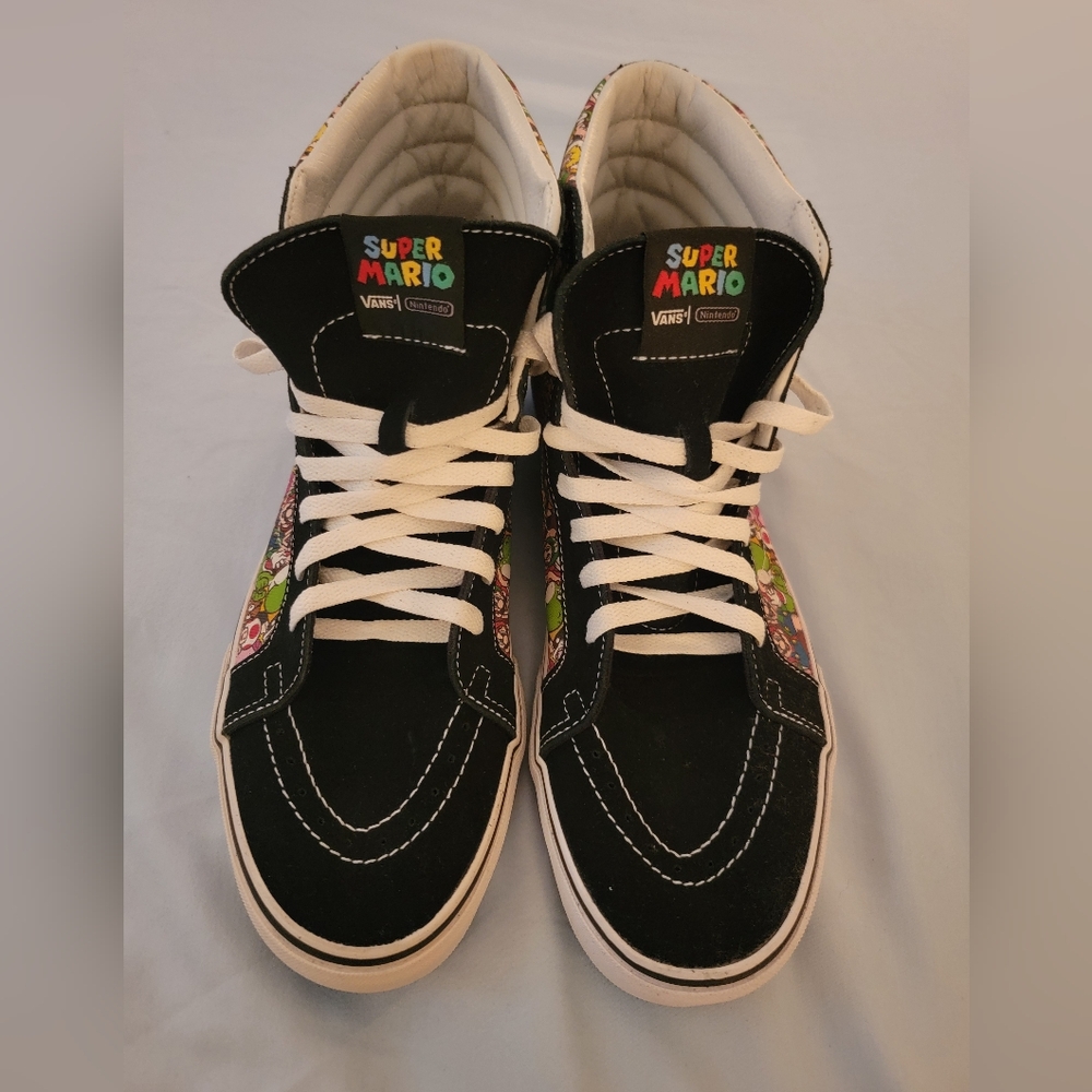Vans X Nintendo Mario & Luigi Sk8-Hi Sneakers Size 13